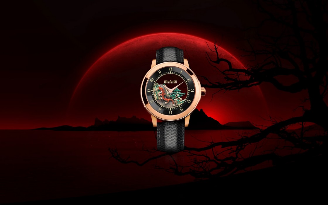 Transparent luxury watch Water Dragon