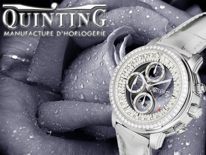 Transparent  chronographe with60 diamonds