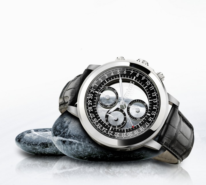 chronographe transparent