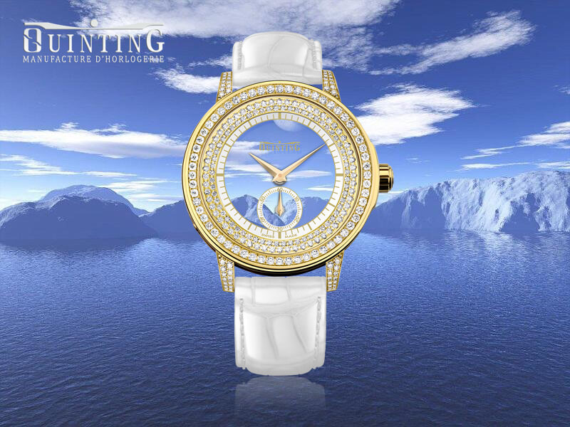 Montre de prestige mystérieuse Quardinal - 232 diamants